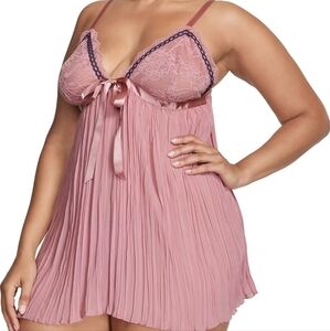 Victoria's Secret Pink Chemise with Plunging Neckline